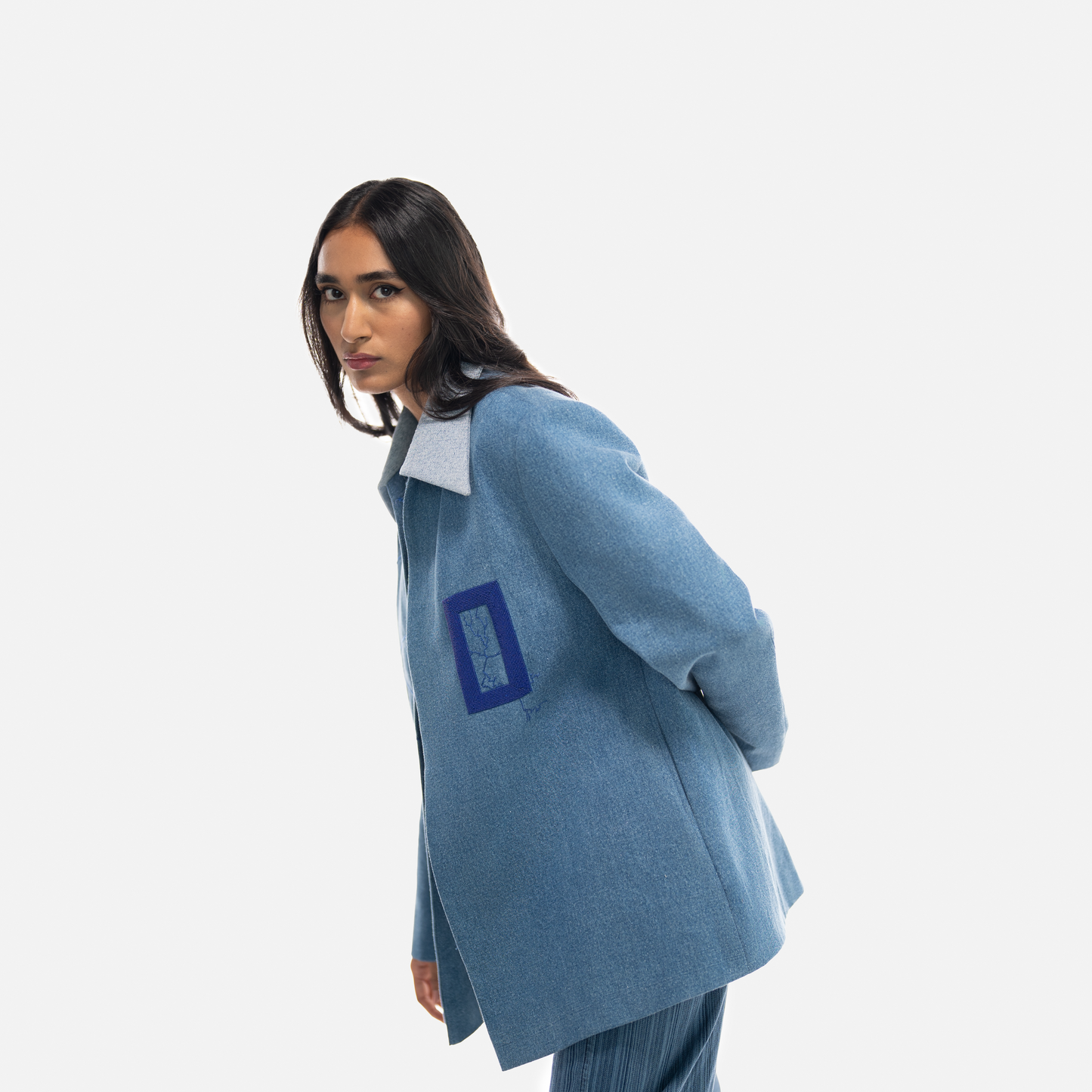 Earthscape Denim Blazer