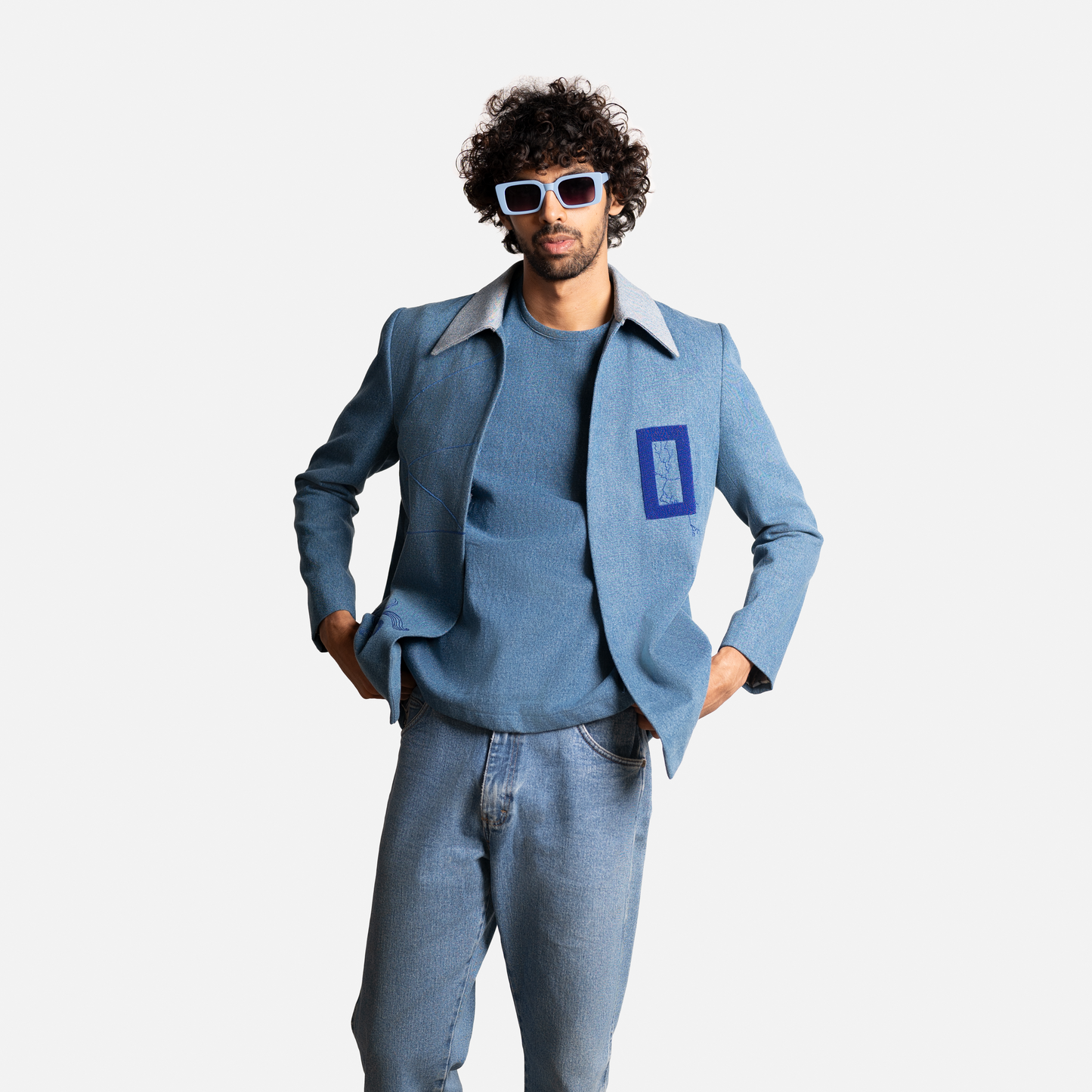 Earthscape Denim Blazer