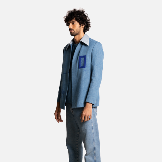 Earthscape Denim Blazer